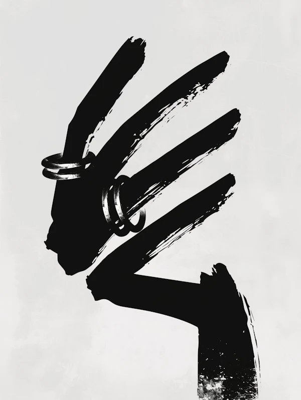 Abstract Hand Illustration