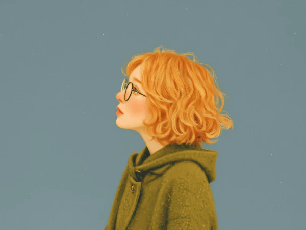 Orange-Haired Portrait