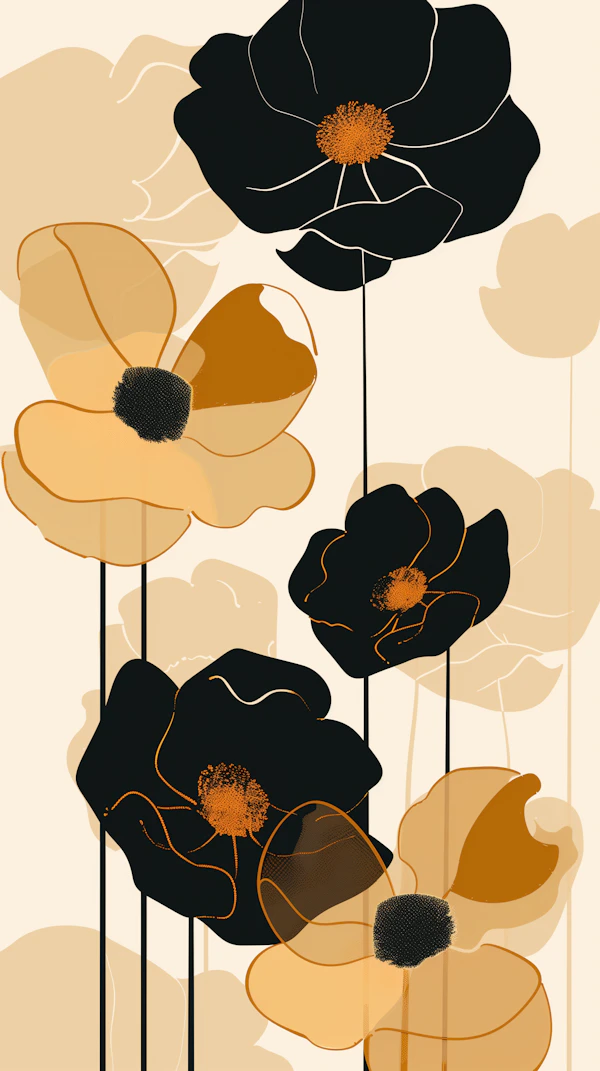 Stylized Flower Art