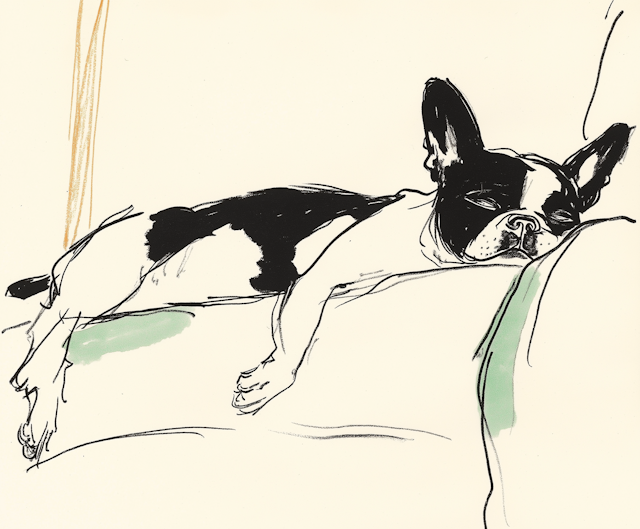 Relaxed French Bulldog