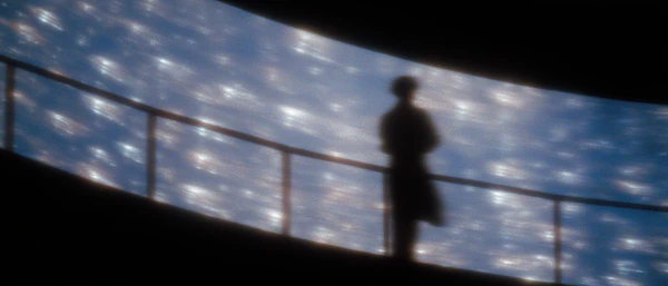 Silhouette on Walkway