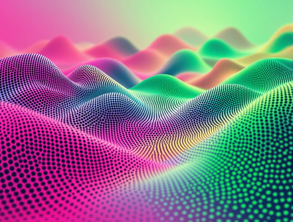 Colorful Digital Waves