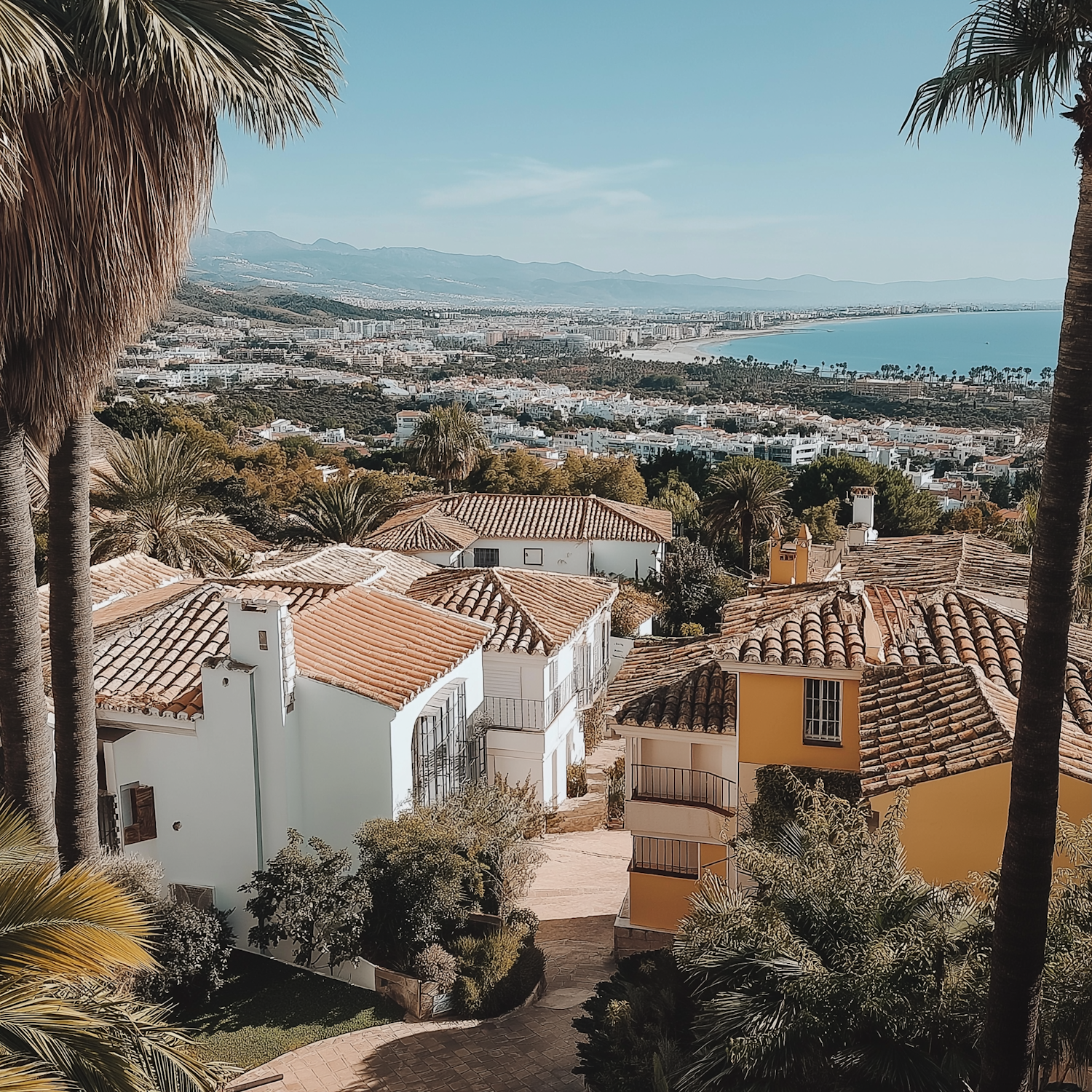 Mediterranean Coastal Town