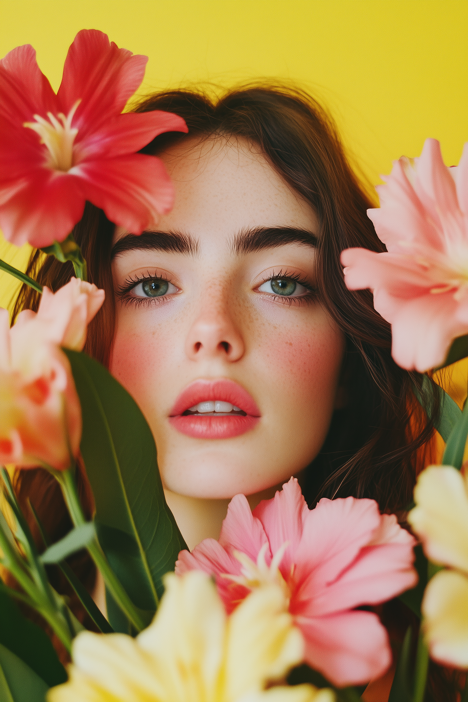 Floral Portrait Beauty