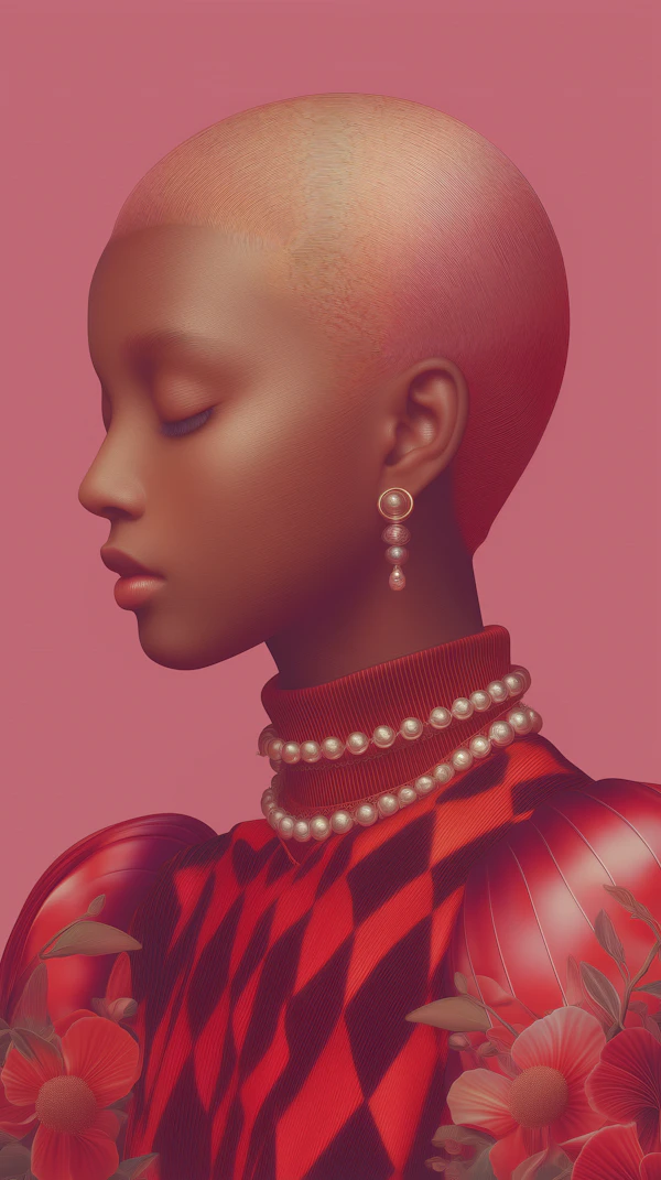 Serene Profile Portrait