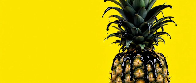 Pineapple with Black Drip