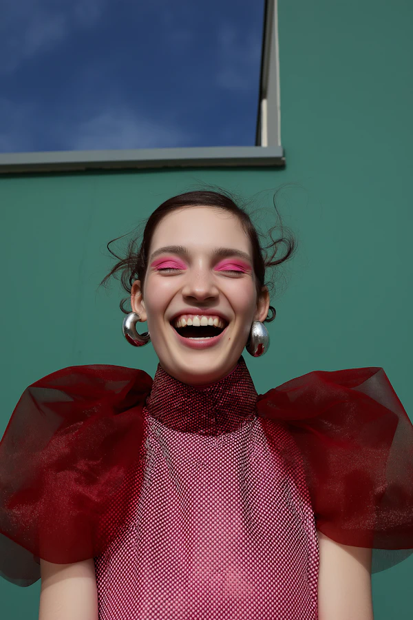 Vibrant Fashion Portrait