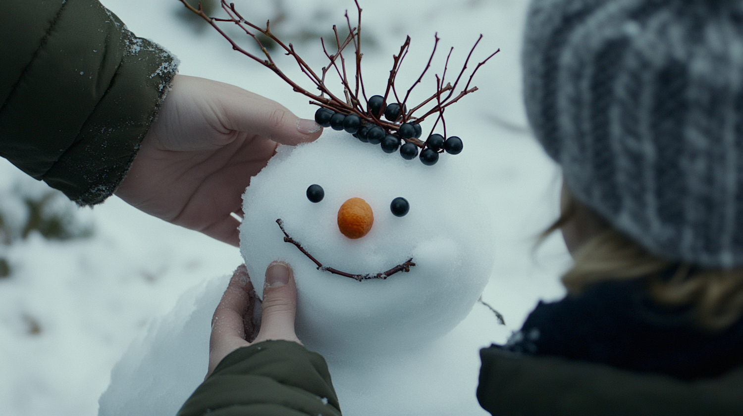 Cheerful Snowman Creation