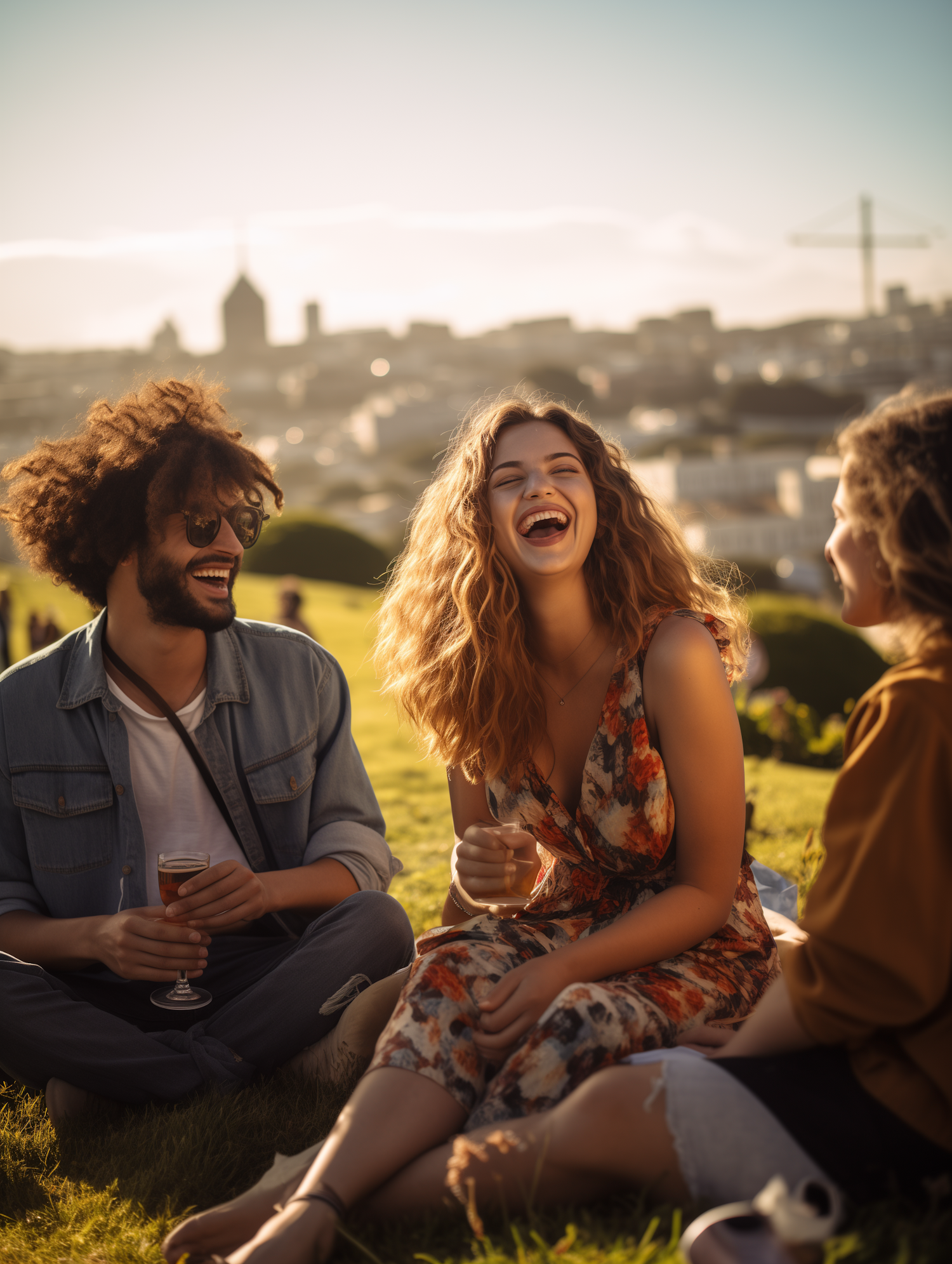 Golden Hour Friends Picnic