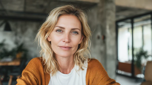 Woman in Modern Interior