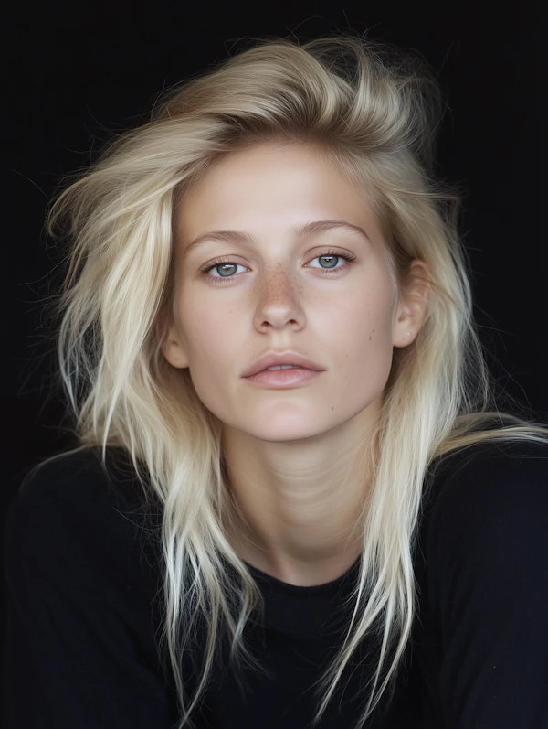 Portrait Of Blonde Woman