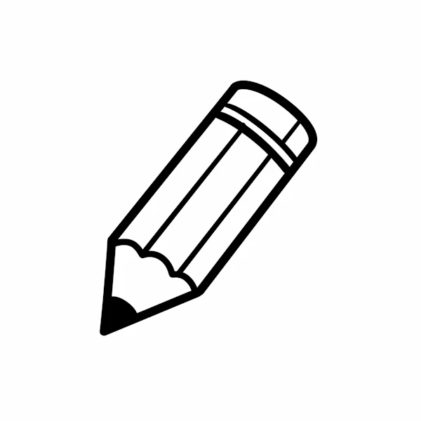 Minimalist Pencil Sketch