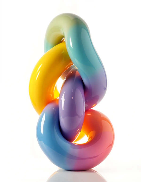 Colorful 3D Sculpture