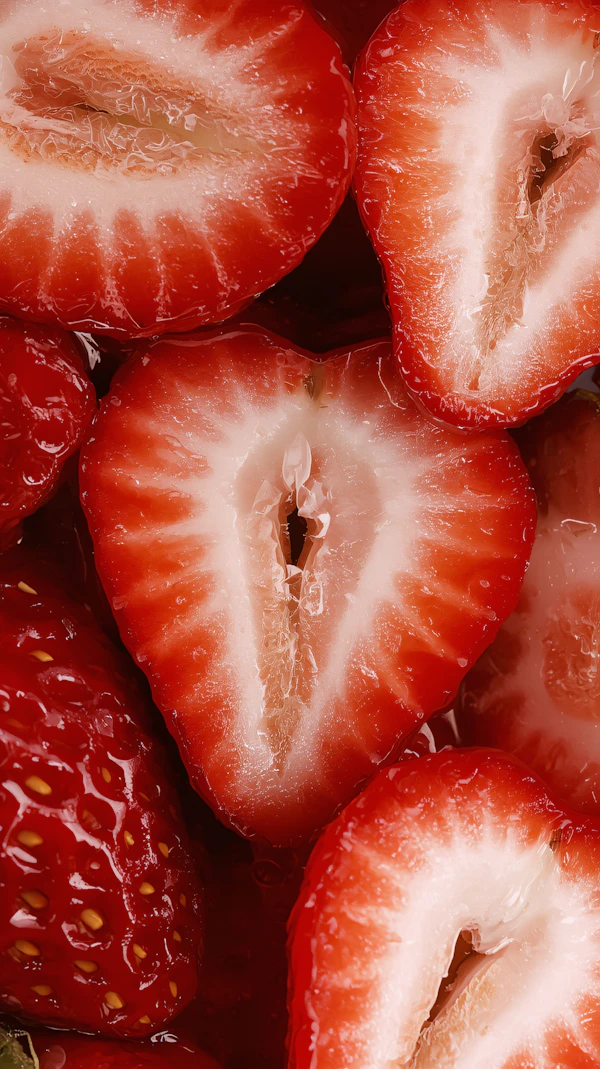 Fresh Strawberries Close-Up