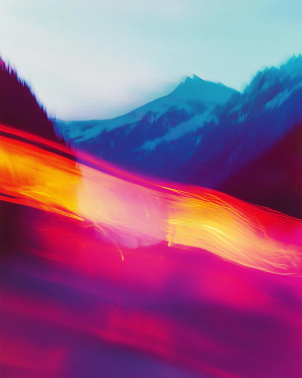 Abstract Light Trails