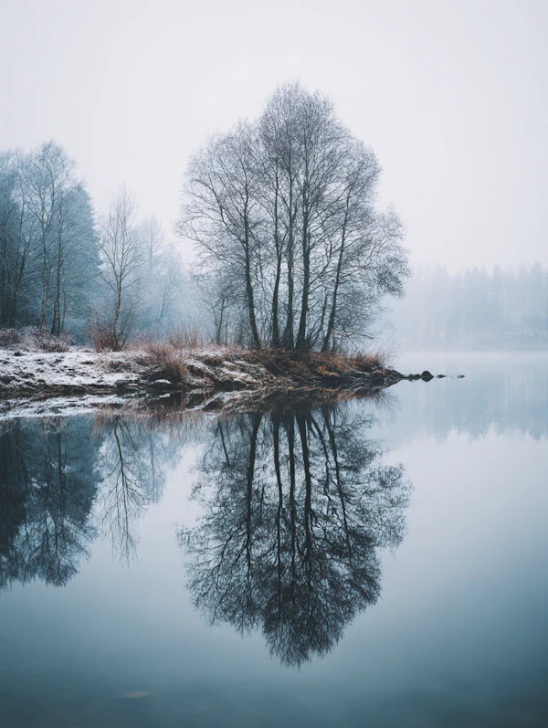 Winter Island Reflection