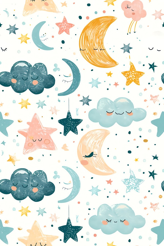 Whimsical Celestial Illustration