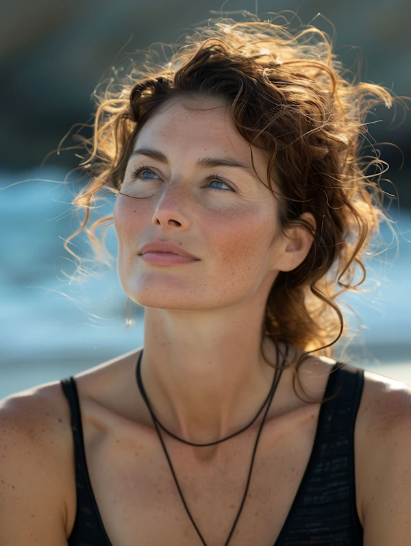Serene Outdoor Portrait of a Woman