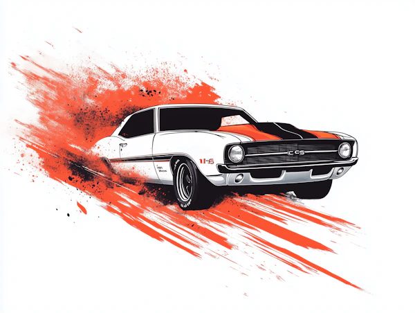 Classic Muscle Car Art