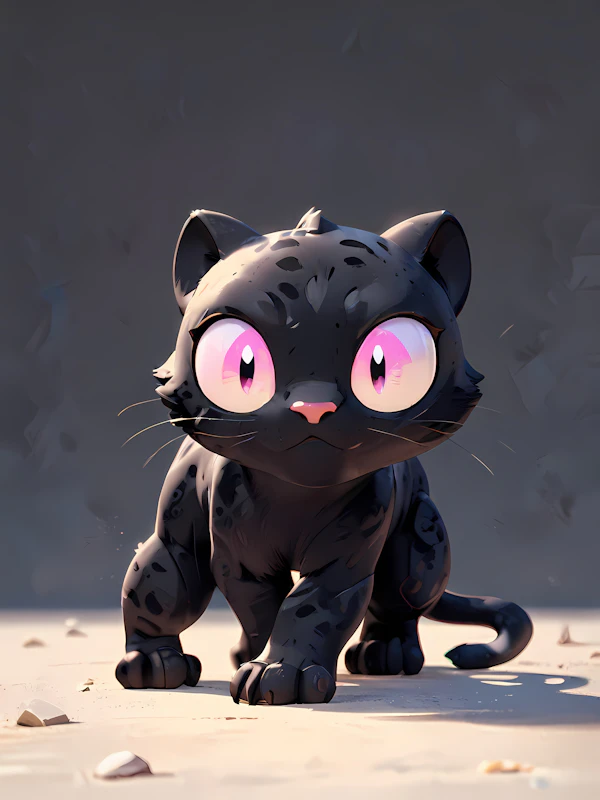 Black Panther Cub Art