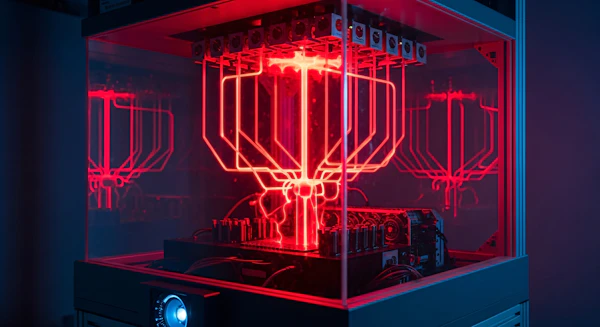 Futuristic Glowing Device