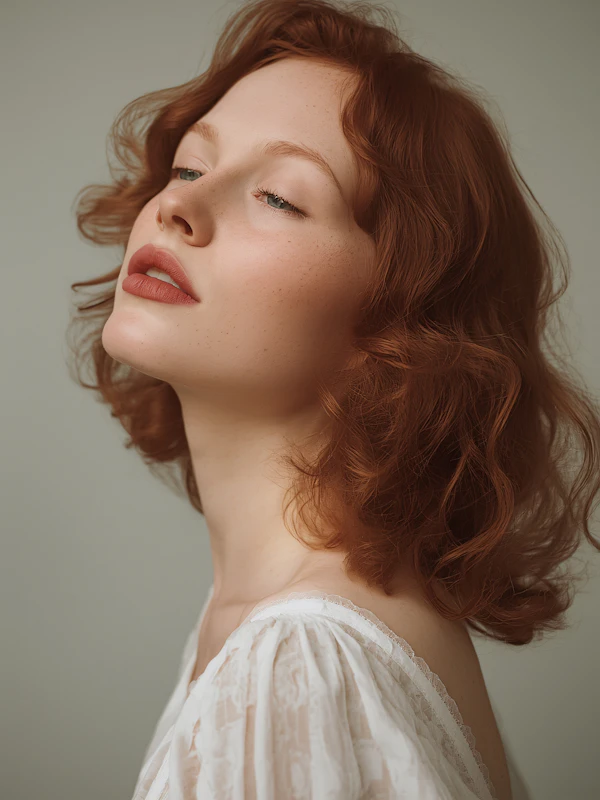 Serene Redhead Portrait