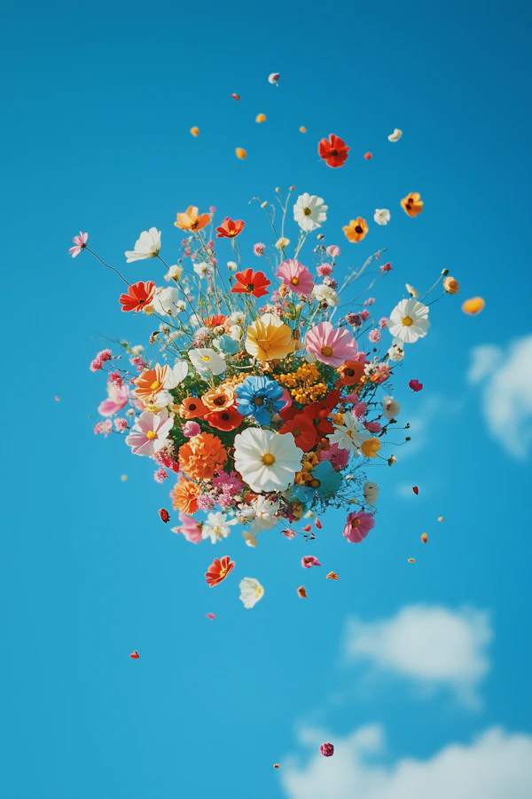 Floating Flower Bouquet