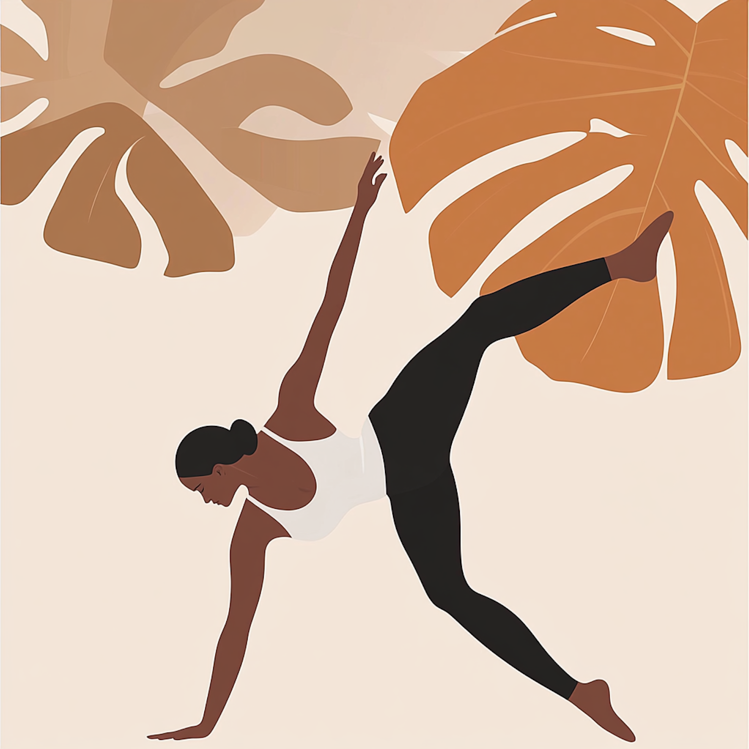 Yoga Pose Illustration