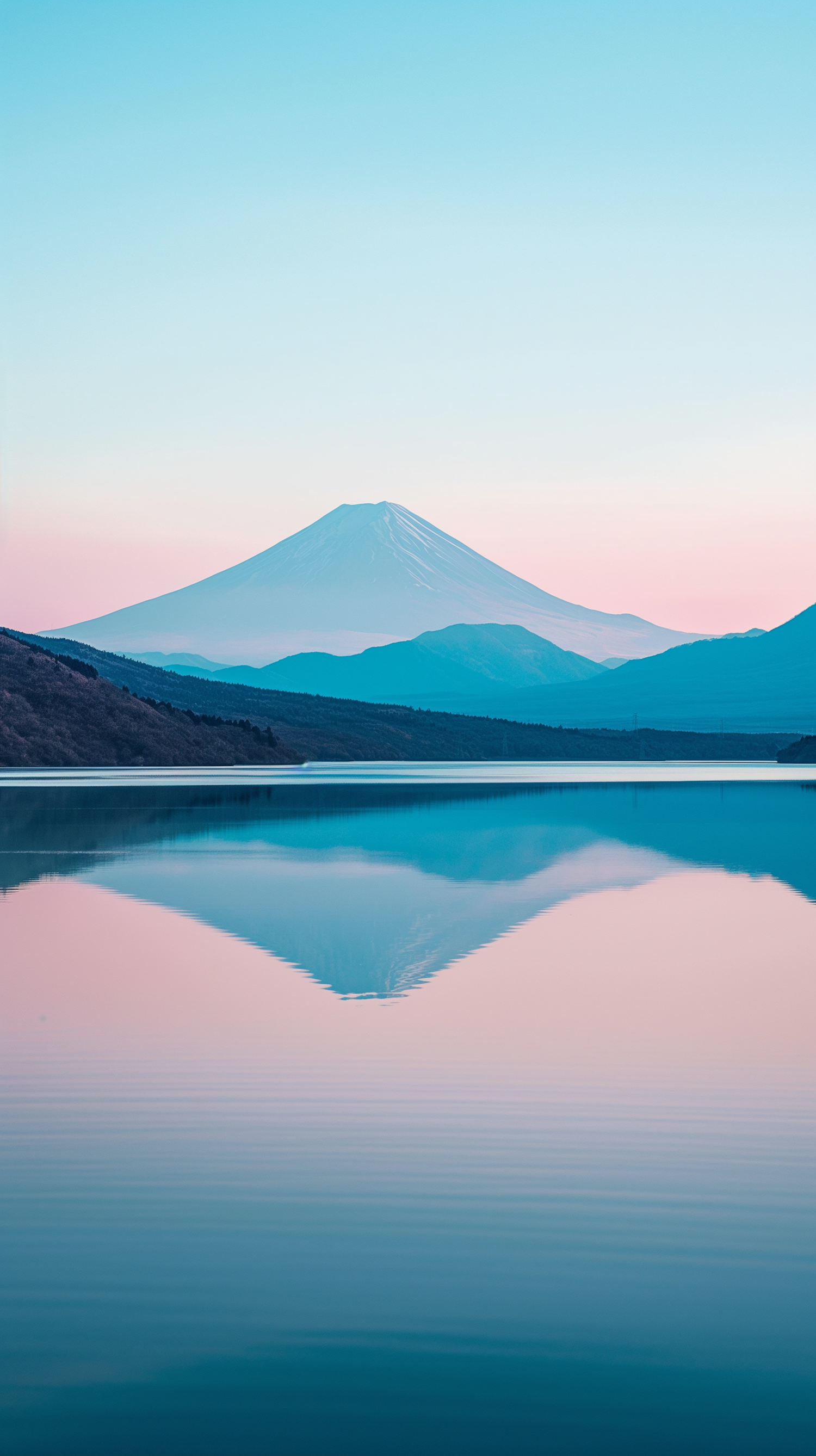 Serene Reflection of Mount Fuji