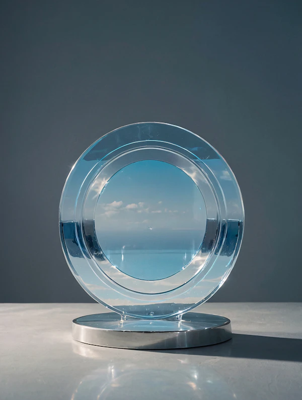 Modern Glass Sculpture