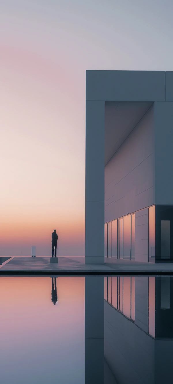 Contemplative Solitude by Water and Architecture
