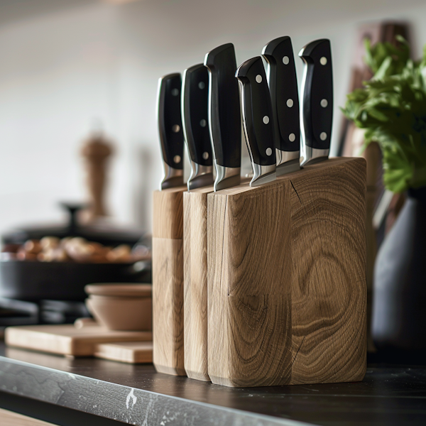 Organized Kitchen Knives