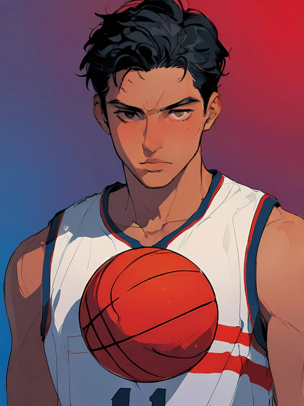 Basketball Player Portrait