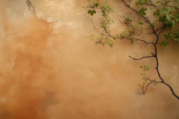 Rustic Wall and Branch