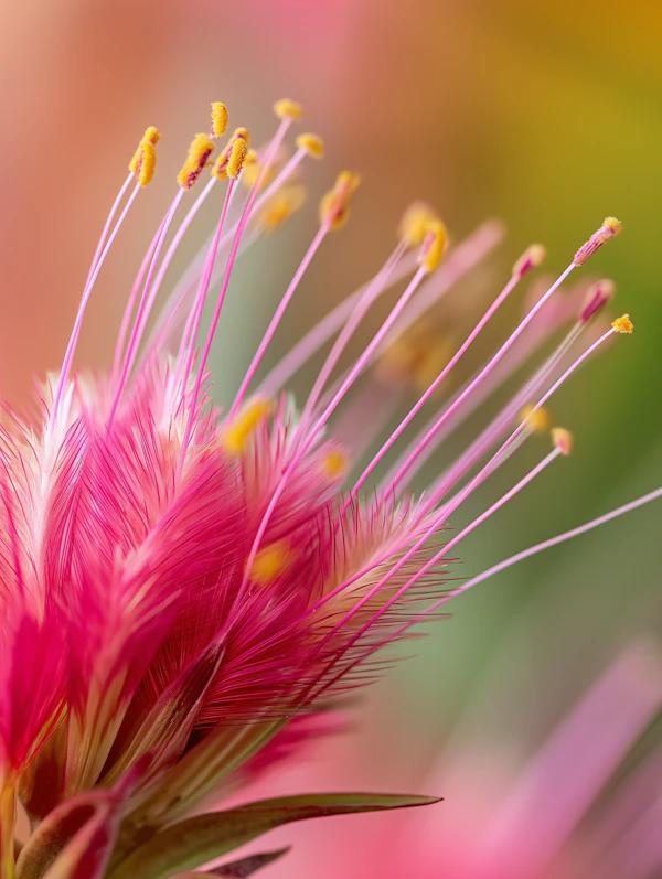 Close-Up of Vibrant Pink Flower
