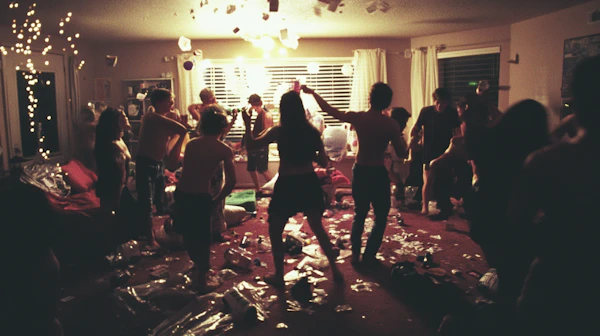 Lively Party Scene