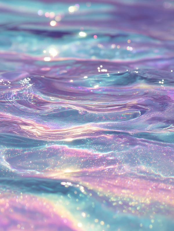 Shimmering Liquid Surface