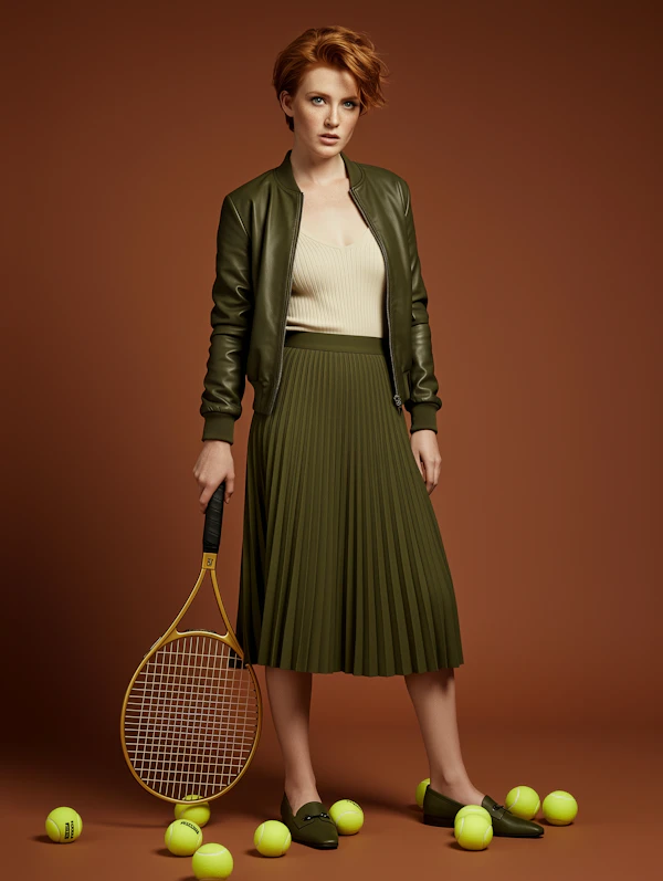 Sporty Chic Portrait