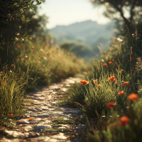 Serene Countryside Path