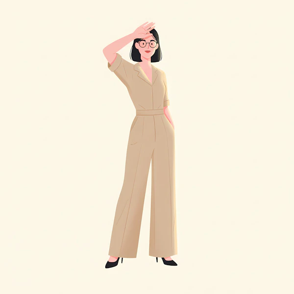 Stylized Woman Illustration