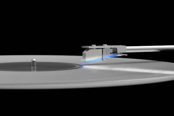 Turntable Stylus Close-Up