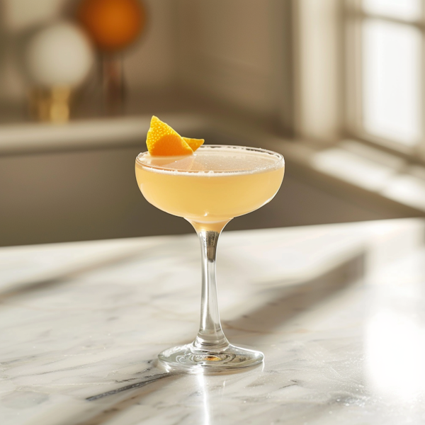 Elegant Cocktail on Marble Surface