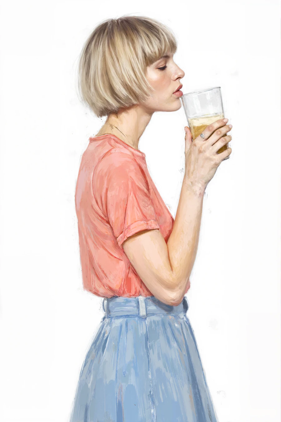 Stylized Woman Portrait