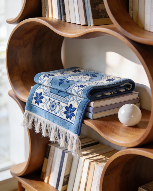 Wavy Bookshelf Decor