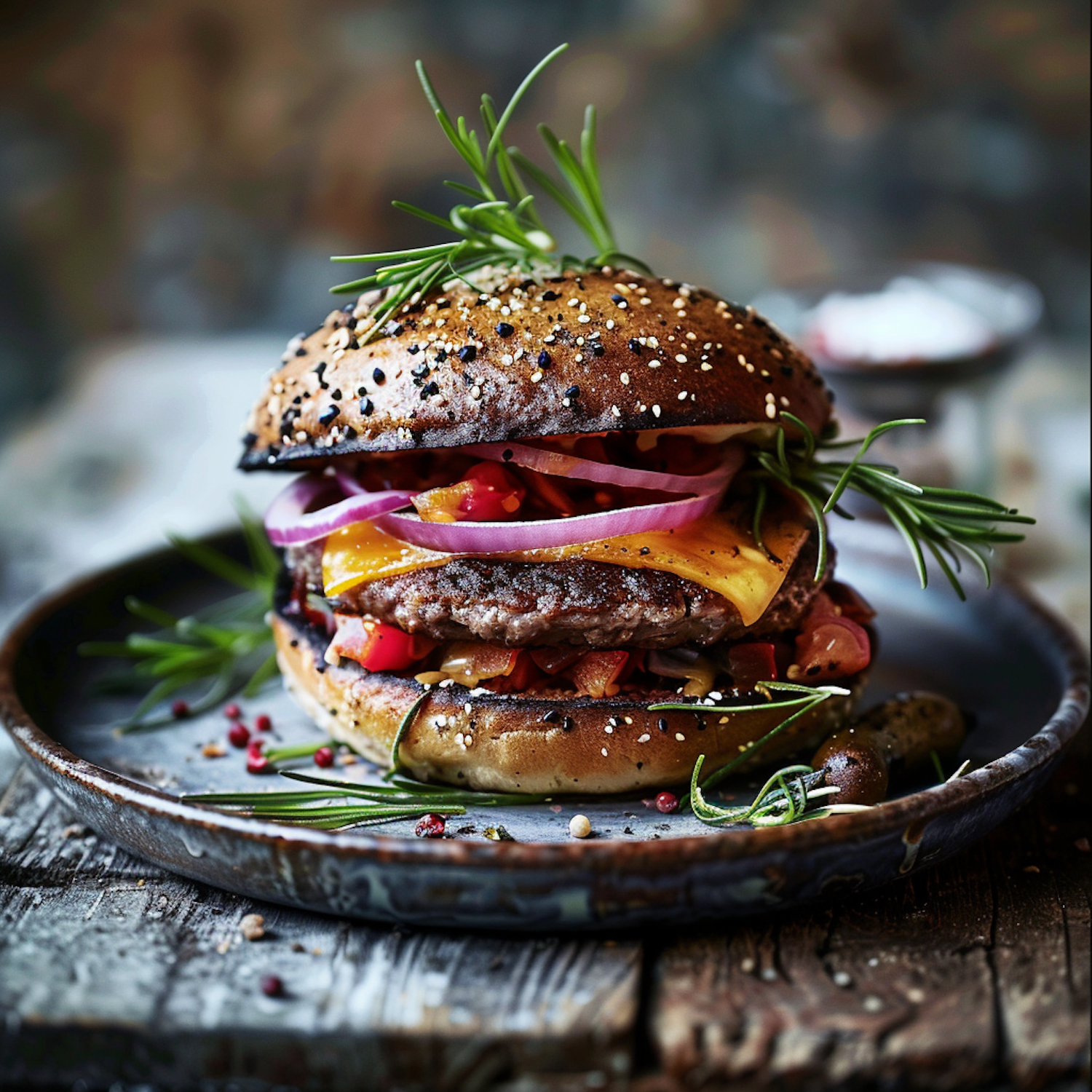 Rustic Gourmet Burger