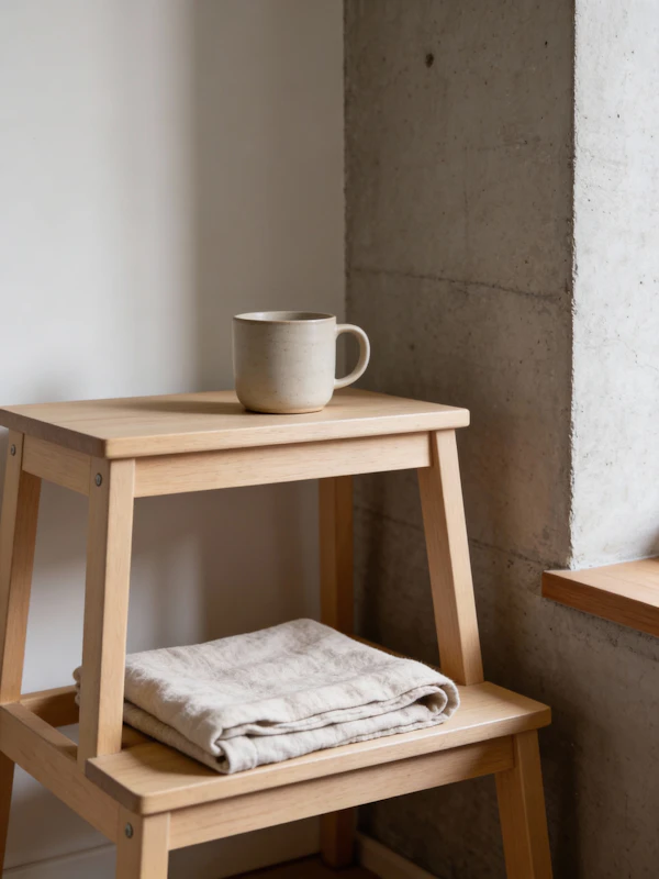 Minimalist Stool Scene