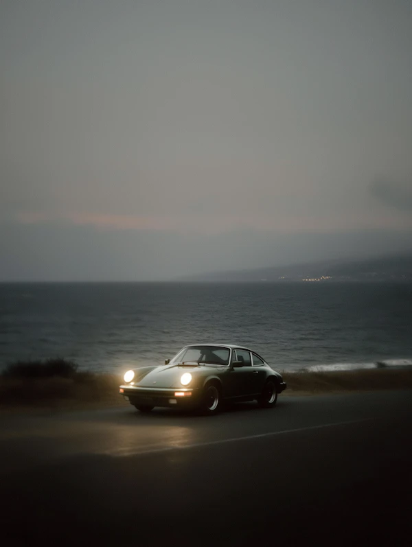 Twilight Coastal Drive