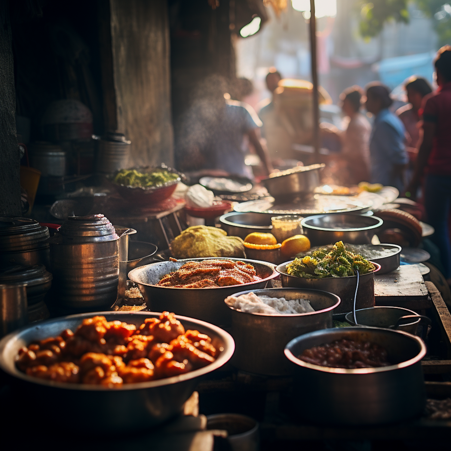 Golden Hour at the Culinary Bazaar