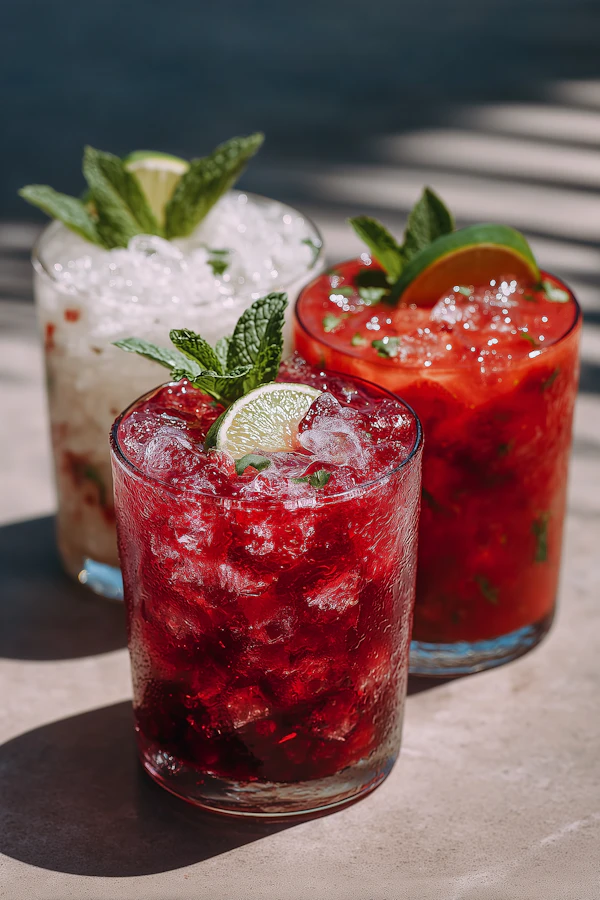 Vibrant Cocktails Display