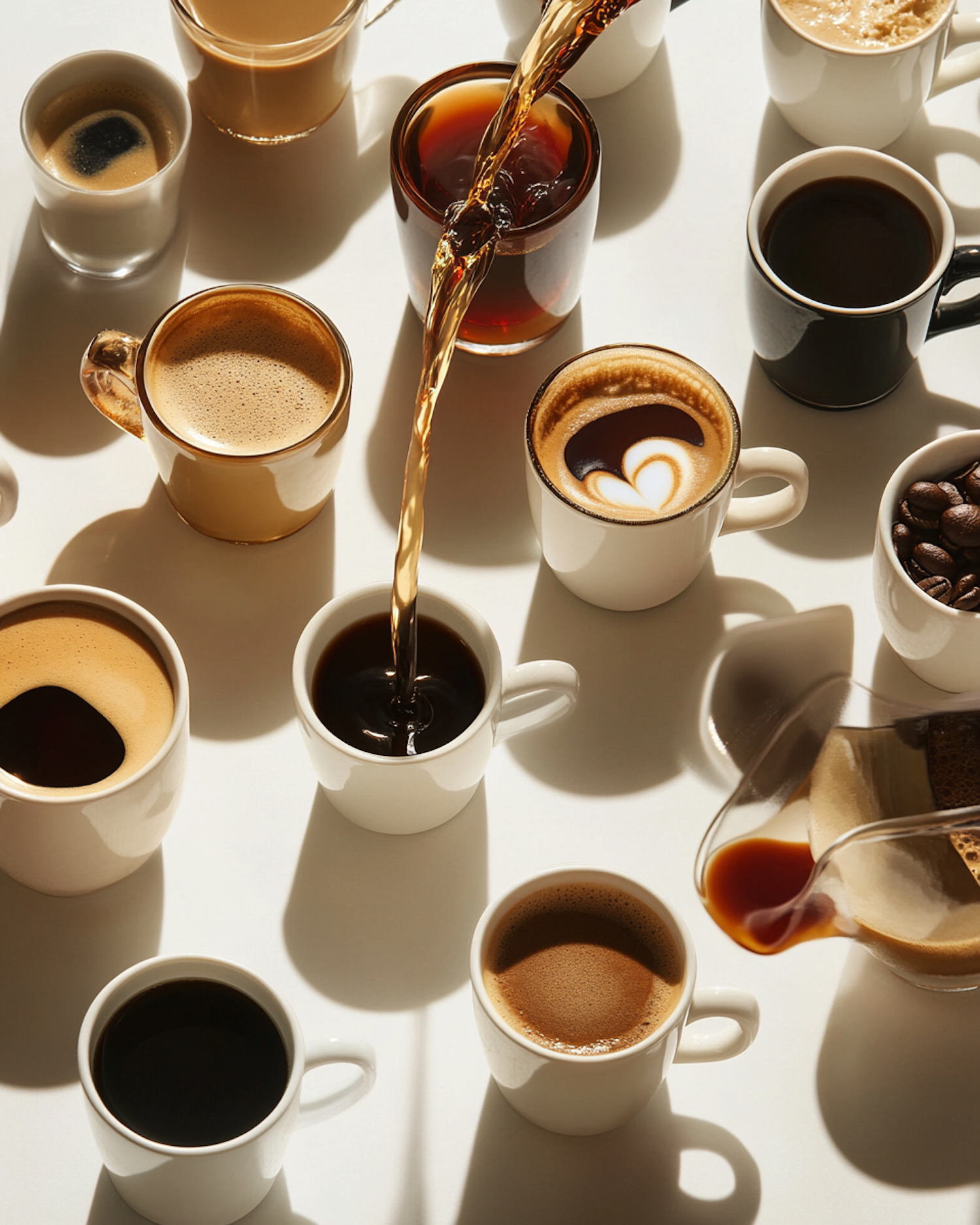 Assorted Coffee Cups